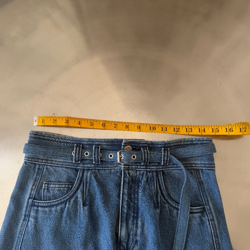 Pilcro Barrel Denim Midi Skirt Pilcro Anthropologie Curated by Anthropologie US2 - Picture 5 of 6